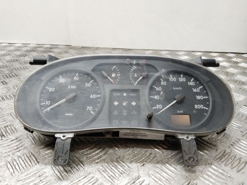 Recambio de cuadro instrumentos para nissan kubistar furgoneta (x76) 1.5 dci referencia OEM IAM P8200176654  