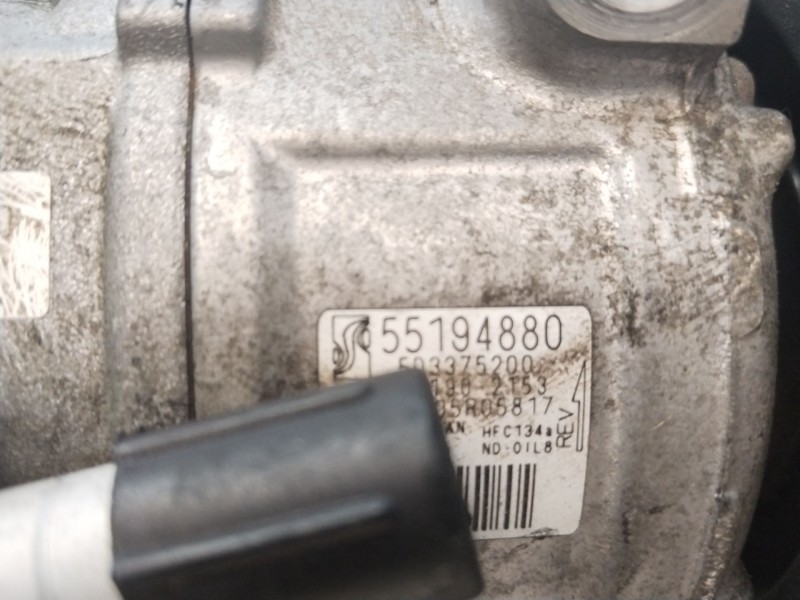Recambio de compresor aire acondicionado para fiat panda (169) 1.2 8v dynamic referencia OEM IAM 55194880  