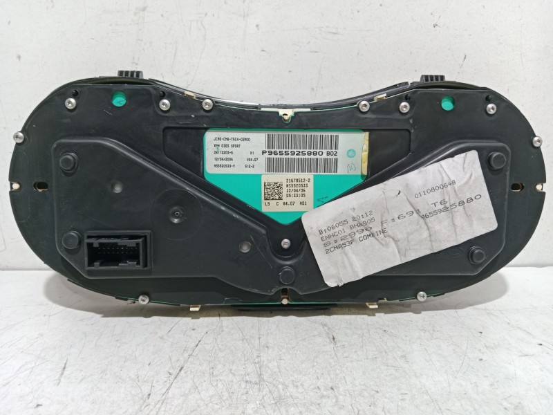 Recambio de cuadro instrumentos para peugeot 307 cc (s2) sport referencia OEM IAM 9655925880  