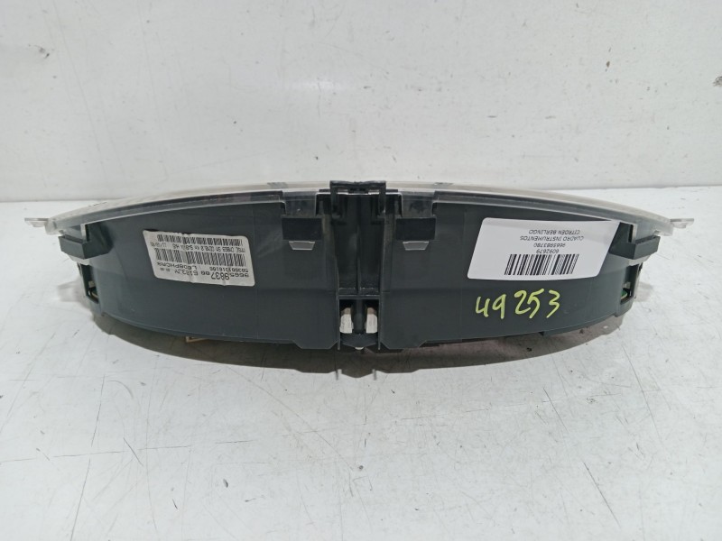 Recambio de cuadro instrumentos para citroën berlingo 1.6 hdi 92 multispace referencia OEM IAM 9665983780  