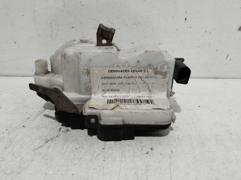 Recambio de cerradura puerta delantera derecha para seat ibiza (6k1) free sky referencia OEM IAM 6K3837016D  