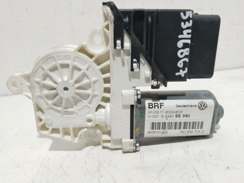 Recambio de motor elevalunas trasero derecho para seat leon (1p1) reference referencia OEM IAM 1K0959704G  