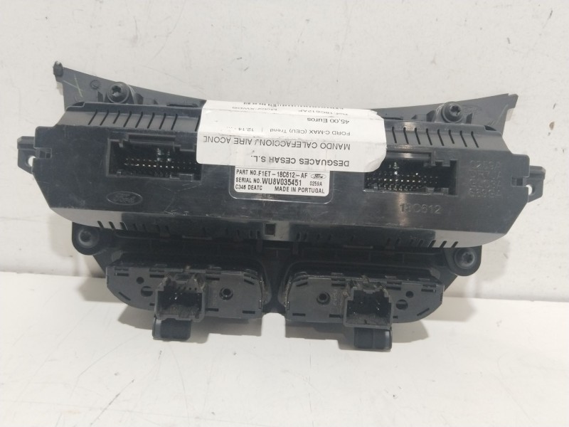 Recambio de mando calefaccion / aire acondicionado para ford c-max (ceu) trend referencia OEM IAM 18C612AF  