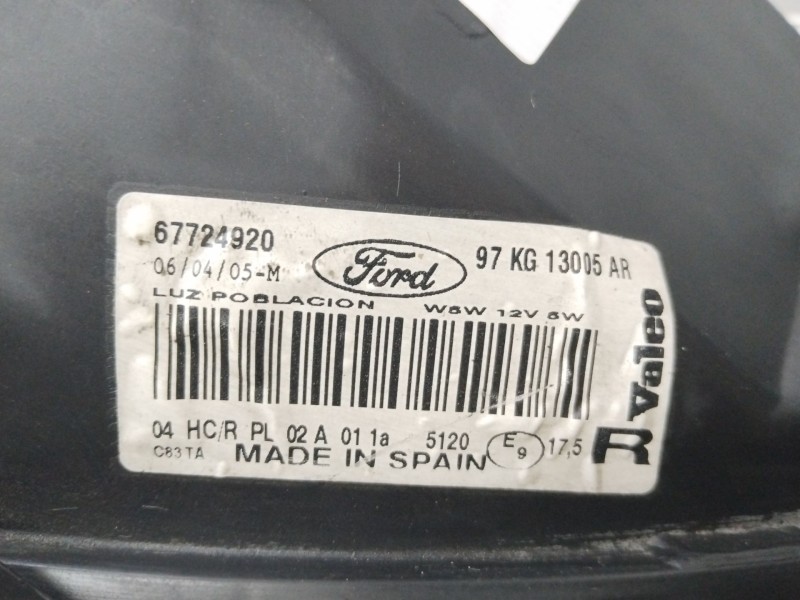 Recambio de faro derecho para ford ka (rb_) 1.3 i rocam referencia OEM IAM 67724920  