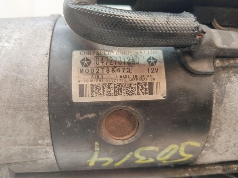 Recambio de motor arranque para chrysler voyager iv (rg, rs) 2.5 crd referencia OEM IAM 04727313AC  
