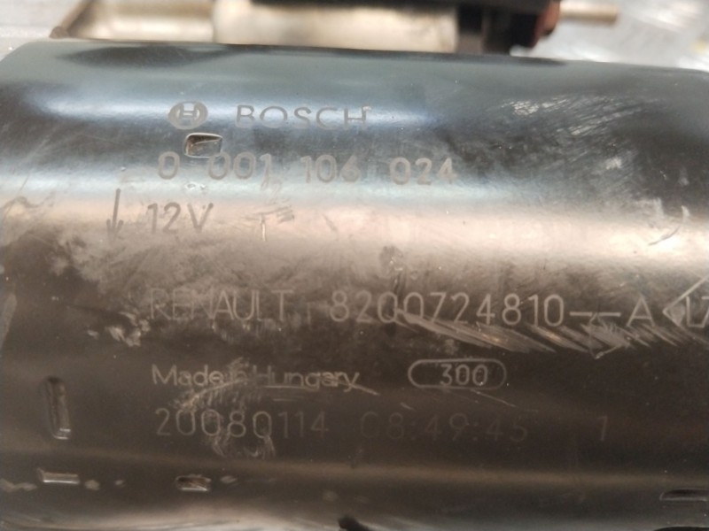 Recambio de motor arranque para renault laguna ii (bg0) authentique referencia OEM IAM 8200724810  