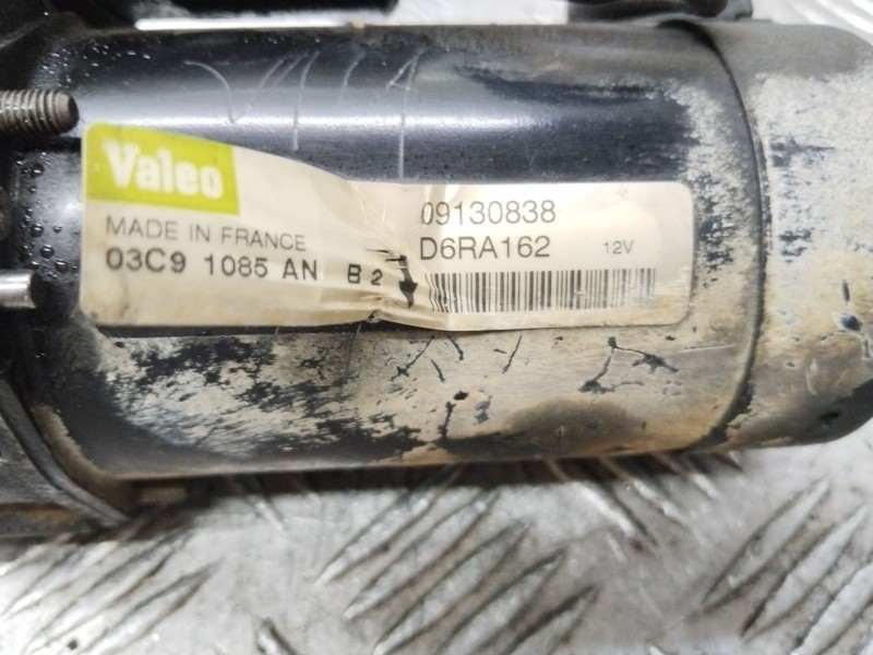 Recambio de motor arranque para opel corsa c club referencia OEM IAM 09130838  