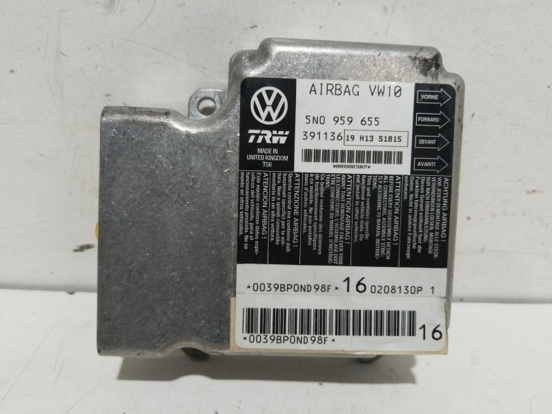 Recambio de centralita airbag para volkswagen passat berlina (3c2) edition plus referencia OEM IAM 5N0959655  
