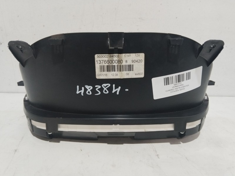 Recambio de cuadro instrumentos para citroën nemo attraction referencia OEM IAM 1376600080  503002184502