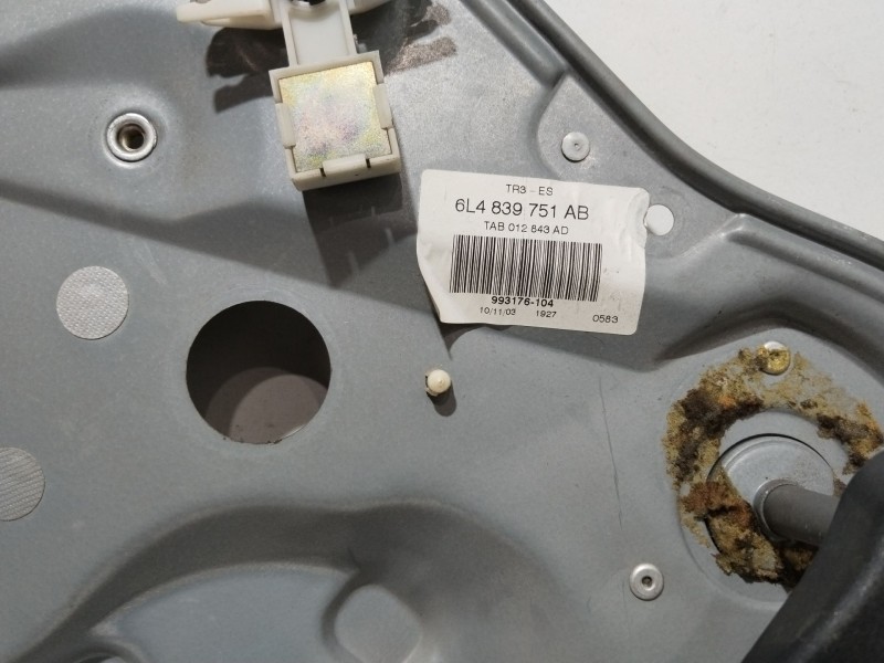 Recambio de elevalunas trasero izquierdo para seat ibiza (6l1) stella referencia OEM IAM  MANUAL 