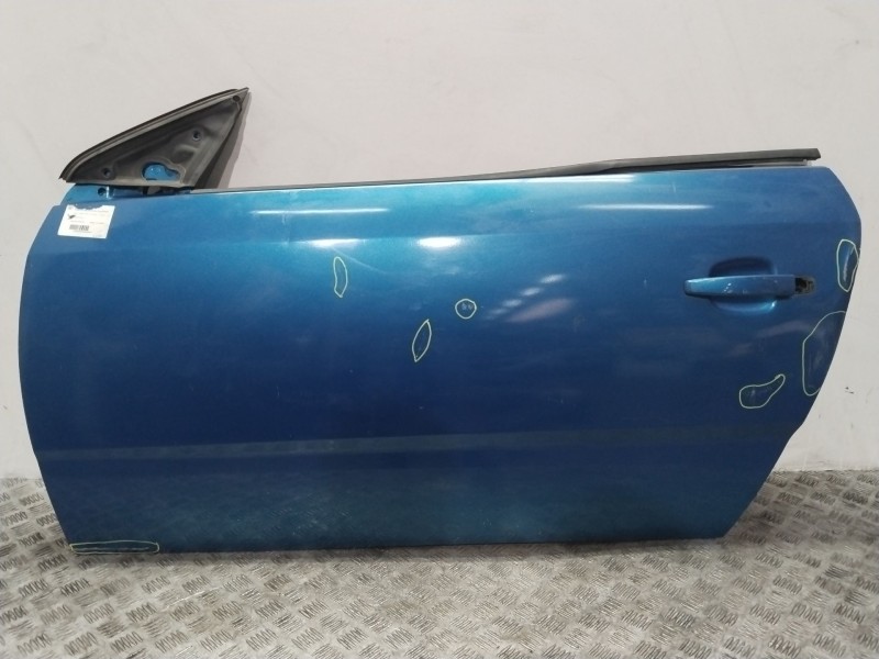 Recambio de puerta delantera izquierda para opel tigra twin top enjoy referencia OEM IAM 93164218 AZUL 