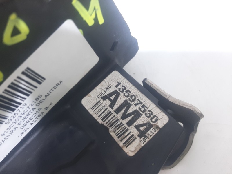 Recambio de cerradura puerta delantera derecha para opel astra b-k astra+ referencia OEM IAM 915C303907218S  