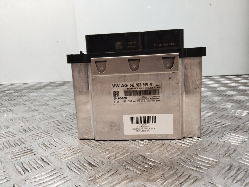 Recambio de centralita motor uce para seat leon (5f1) style referencia OEM IAM 04E907309AF  