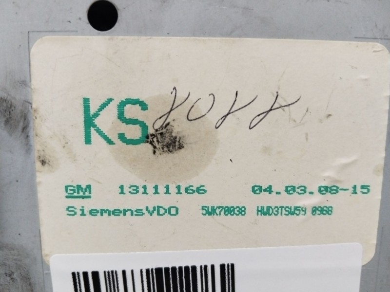 Recambio de pantalla multifuncion para opel zafira b 1.9 cdti referencia OEM IAM 13111166  