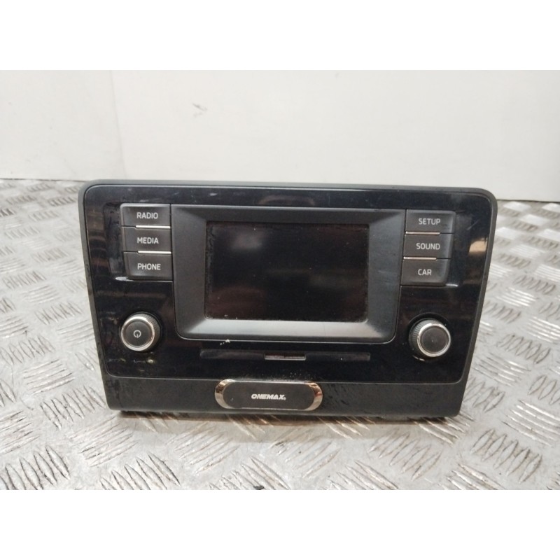 Recambio de sistema audio / radio cd para skoda rapid active referencia OEM IAM 5JA035871  