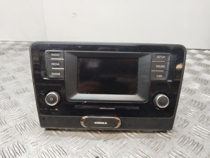 Recambio de sistema audio / radio cd para skoda rapid active referencia OEM IAM 5JA035871  