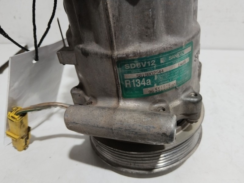 Recambio de compresor aire acondicionado para peugeot 206 berlina x-line clim referencia OEM IAM SD6V121449  