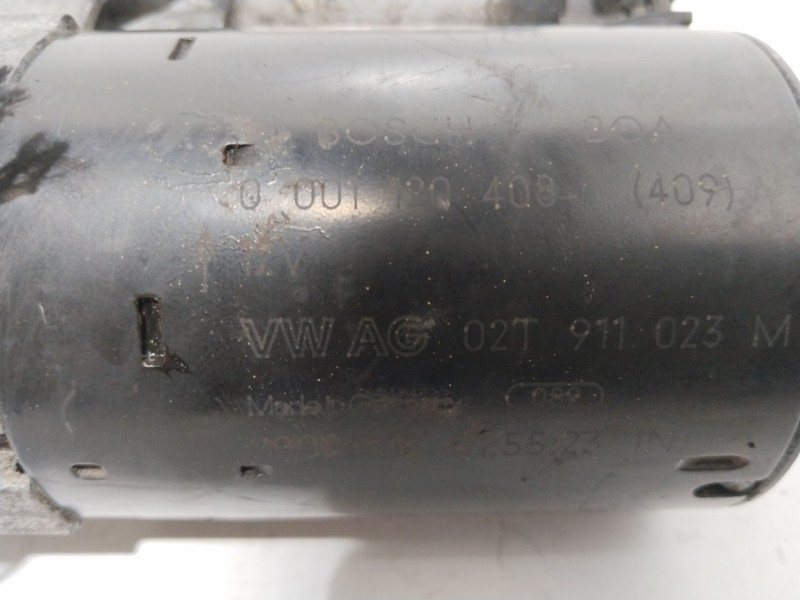 Recambio de motor arranque para seat leon (1p1) 1.6 tdi referencia OEM IAM 02T911023M  