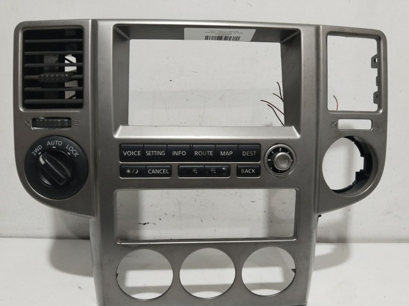 Recambio de rejilla aireadora central para nissan x-trail (t30) vertex referencia OEM IAM 68260EQ000  