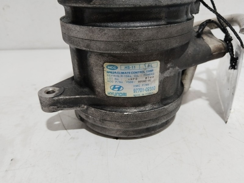 Recambio de compresor aire acondicionado para hyundai atos prime (mx) gls referencia OEM IAM 9770102310  