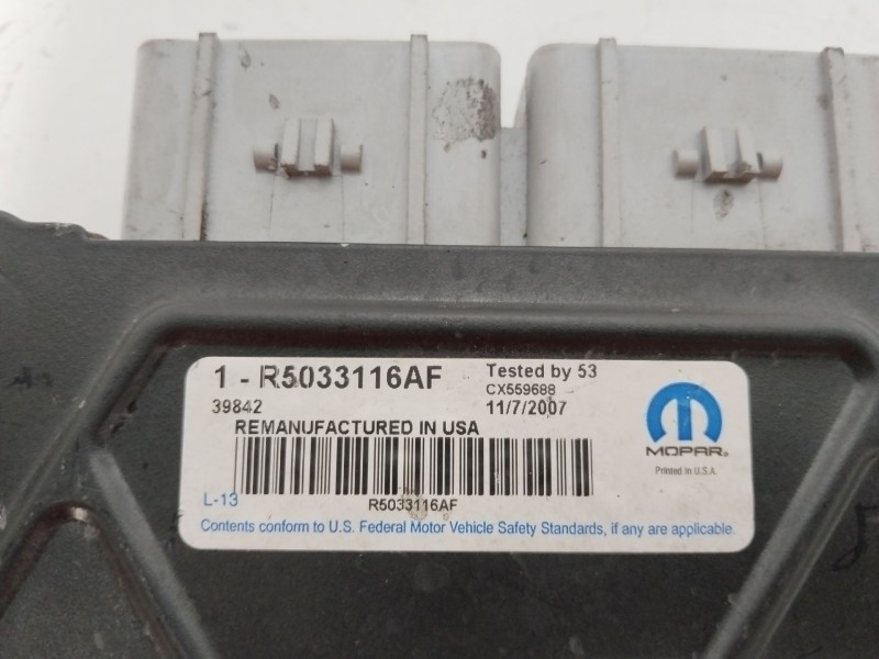 Recambio de centralita motor uce para chrysler pt cruiser (pt) 2.0 classic referencia OEM IAM R5033116AF  