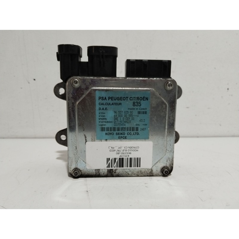 Recambio de modulo electronico para citroën c3 i (fc_, fn_) 1.4 16v referencia OEM IAM 9653783580 6900000555 