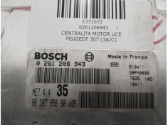 Recambio de centralita motor uce para peugeot 307 (3a/c) 1.6 16v referencia OEM IAM 0261206943 9638765680  2
