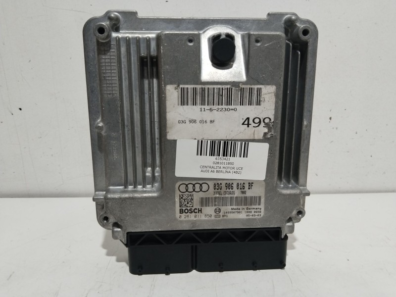 Recambio de centralita motor uce para audi a6 berlina (4b2) 1.8 20v turbo referencia OEM IAM 0281011850 03G906016BF 