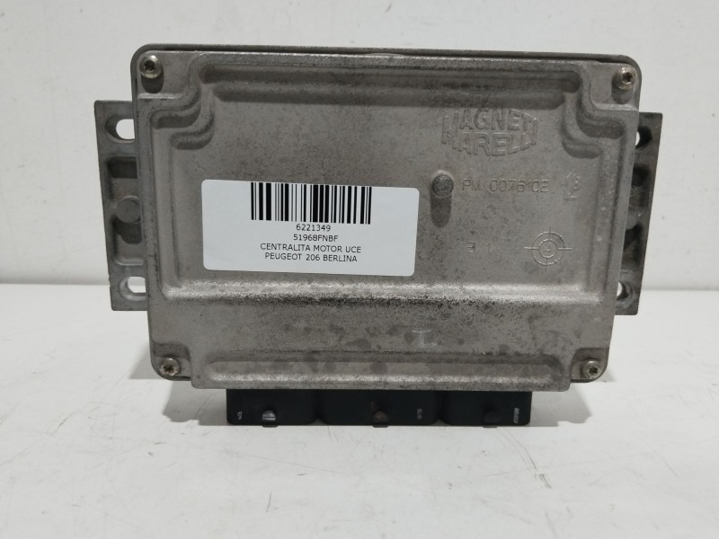 Recambio de centralita motor uce para peugeot 206 berlina xr referencia OEM IAM 51968FNBF  9657429680