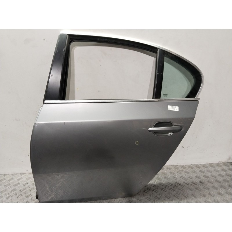 Recambio de puerta trasera izquierda para bmw serie 5 berlina (e60) referencia OEM IAM  GRIS PLATA