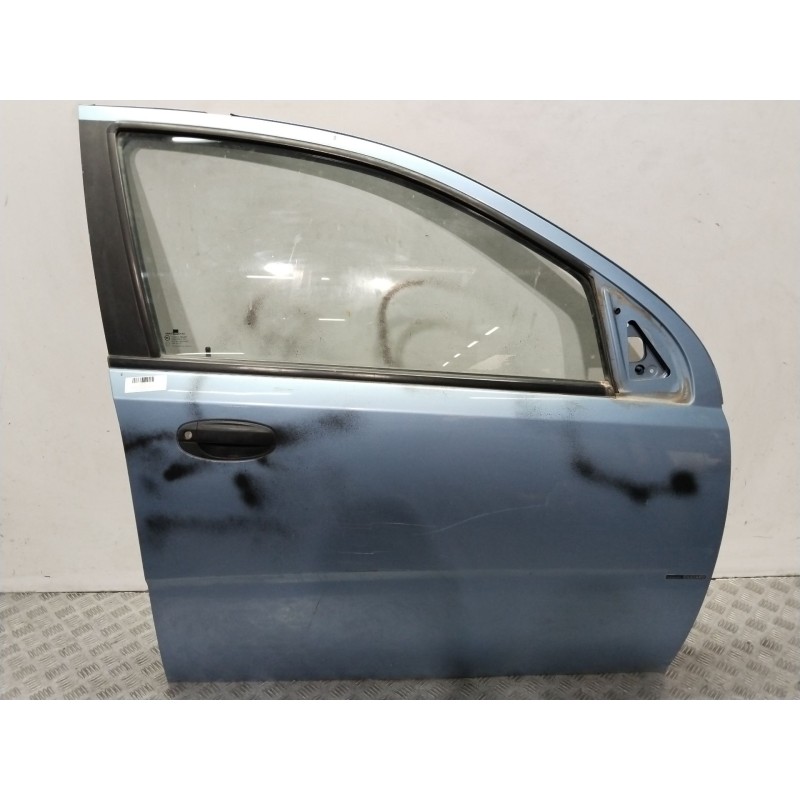 Recambio de puerta delantera derecha para chevrolet aveo / kalos hatchback (t200) 1.4 referencia OEM IAM 96585328  AZUL