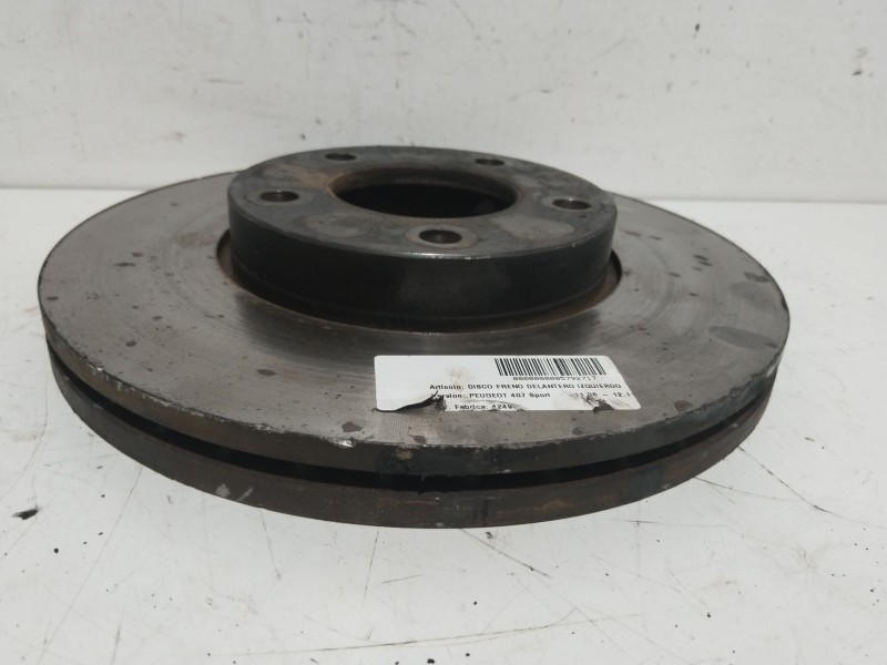 Recambio de disco freno delantero izquierdo para peugeot 407 sport referencia OEM IAM 4249C1  