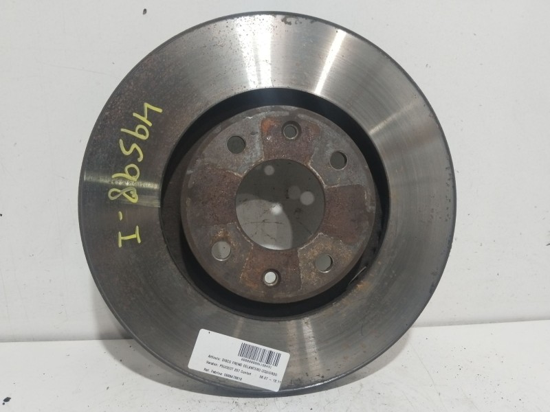 Recambio de disco freno delantero izquierdo para peugeot 207 confort referencia OEM IAM 0986478618  