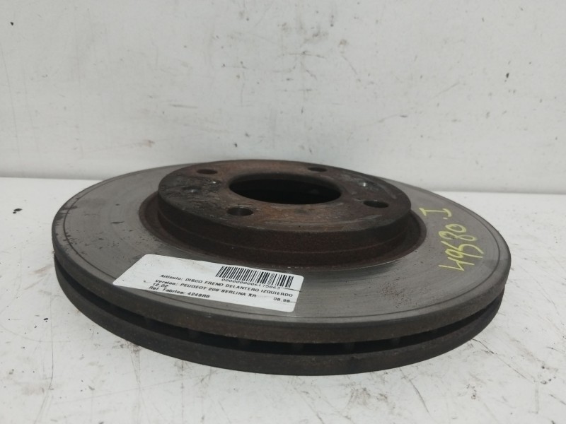 Recambio de disco freno delantero izquierdo para peugeot 206 berlina xr referencia OEM IAM 4246R8  