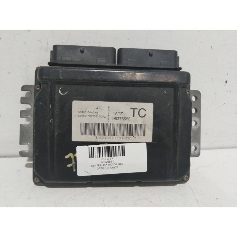 Recambio de centralita motor uce para daewoo kalos 1.2 se referencia OEM IAM 96376652  S010016040A6