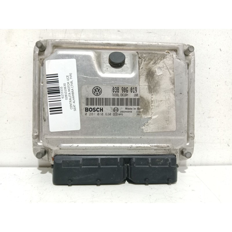 Recambio de centralita motor uce para seat alhambra (7v8, 7v9) 1.9 tdi referencia OEM IAM 0281010630 038906019 