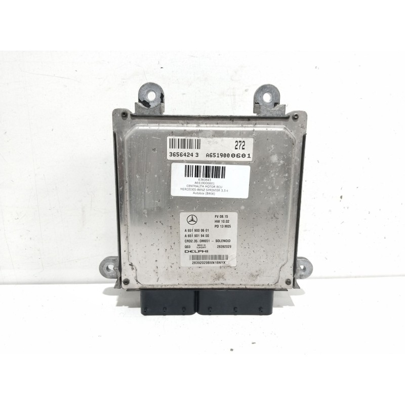 Recambio de centralita motor ecu para mercedes-benz sprinter 3,5-t autobús (b906) 313 cdi (906.731, 906.733, 906.735) referencia