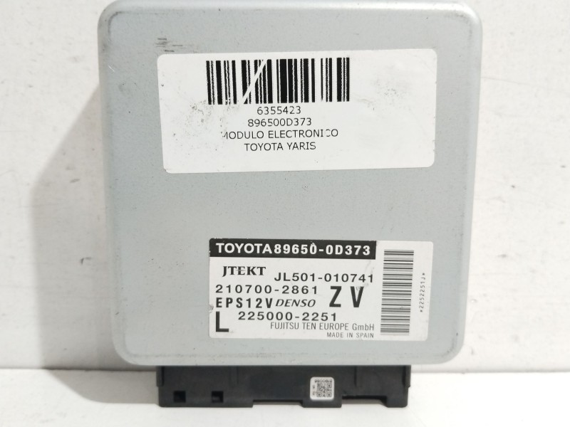 Recambio de modulo electronico para toyota yaris hybrid active referencia OEM IAM 896500D373 2250002251 2107002861