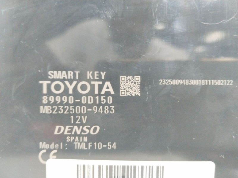 Recambio de centralita cierre para toyota yaris hybrid active referencia OEM IAM 899900D150  