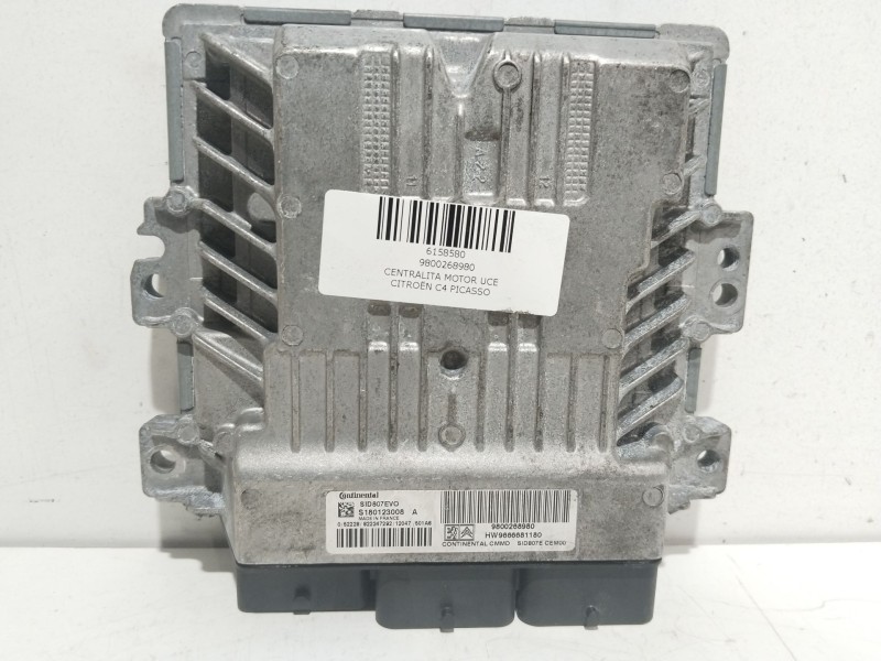 Recambio de centralita motor uce para citroën c4 picasso millenium referencia OEM IAM 9800268980  