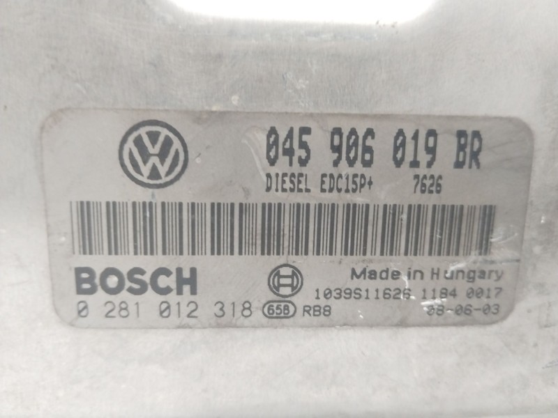 Recambio de centralita motor uce para seat ibiza iii (6l1) 1.4 tdi referencia OEM IAM 045906019BR   Recambio de centralita motor uce para seat ibiza iii (6l1) 1.4 tdi referencia OEM IAM 045906019BR