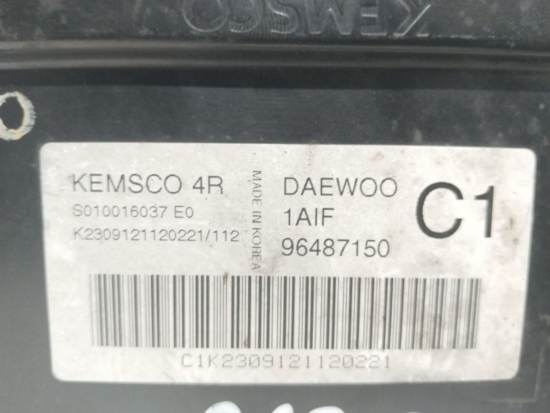 Recambio de centralita motor uce para daewoo tacuma (u100) 1.6 referencia OEM IAM 96487150  S010016037E