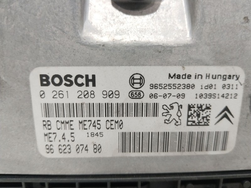 Recambio de centralita motor uce para peugeot 307 cc (s2) básico referencia OEM IAM 0261208909 9662307480 