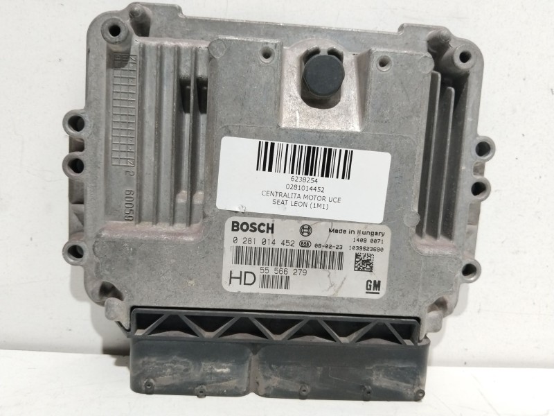 Recambio de centralita motor uce para seat leon (1m1) 1.9 tdi referencia OEM IAM 0281014452 55566279  Recambio de centralita motor uce para seat leon (1m1) 1.9 tdi referencia OEM IAM 0281014452 55566279