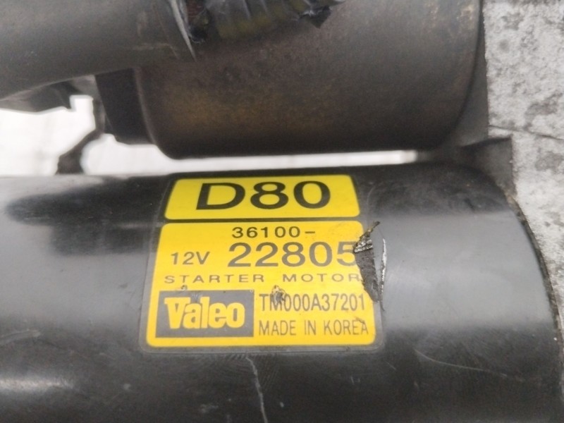 Recambio de motor arranque para kia cerato i sedán (ld) 1.6 referencia OEM IAM 3610022805   Recambio de motor arranque para kia cerato i sedán (ld) 1.6 referencia OEM IAM 3610022805