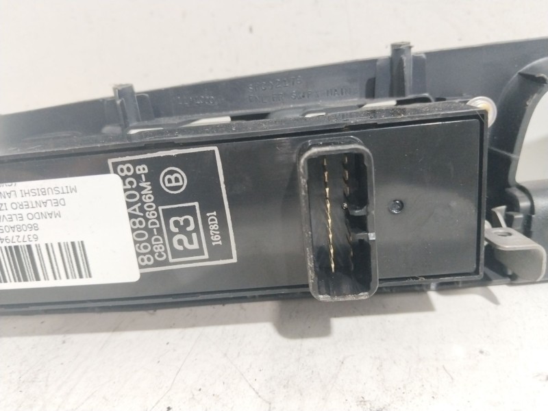 Recambio de mando elevalunas delantero izquierdo para mitsubishi lancer berlina (cy0) inform referencia OEM IAM 8608A058  