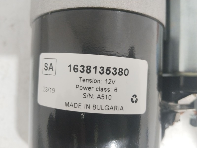 Recambio de motor arranque para hyundai getz (tb) 1.5 crdi referencia OEM IAM 1638135380 36100-27510 