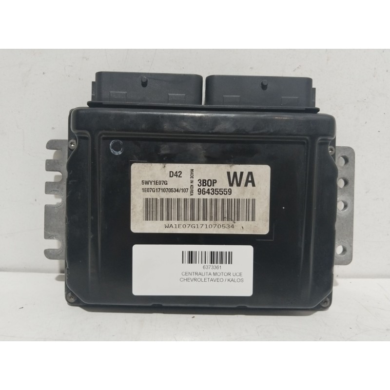 Recambio de centralita motor uce para chevrolet aveo / kalos hatchback (t200) 1.2 referencia OEM IAM 96435559  