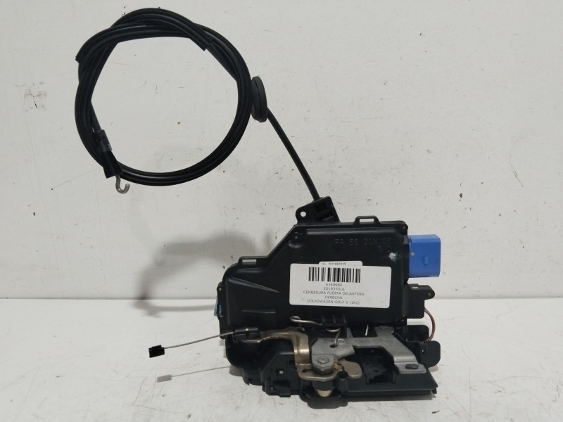 Recambio de cerradura puerta delantera derecha para volkswagen golf v (1k1) 1.9 tdi referencia OEM IAM 3D1837016  
