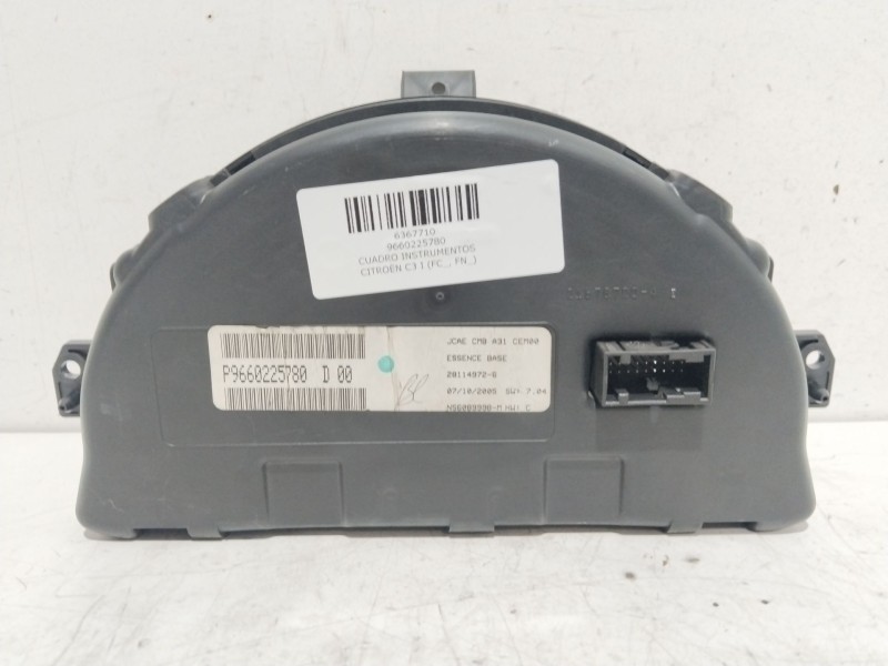 Recambio de cuadro instrumentos para citroën c3 i (fc_, fn_) 1.1 i referencia OEM IAM 9660225780  